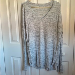Black and Gray Lightweight Sweater